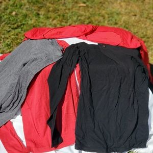 Bundle (7) long sleeve layering shirts